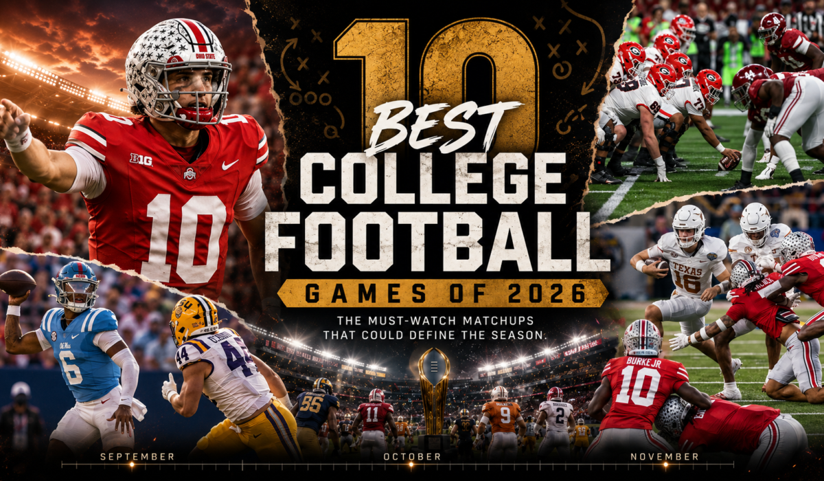 The 10 Best College Football Games of 2026