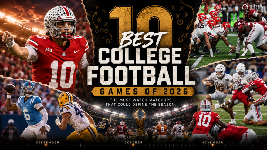 The 10 Best College Football Games of 2026
